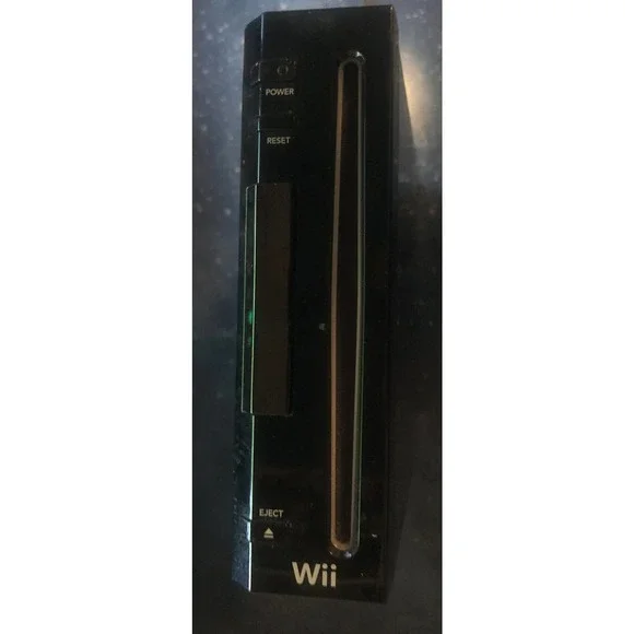 Nintendo Wii Console RVL-001 Black Missing Cover . Console Only